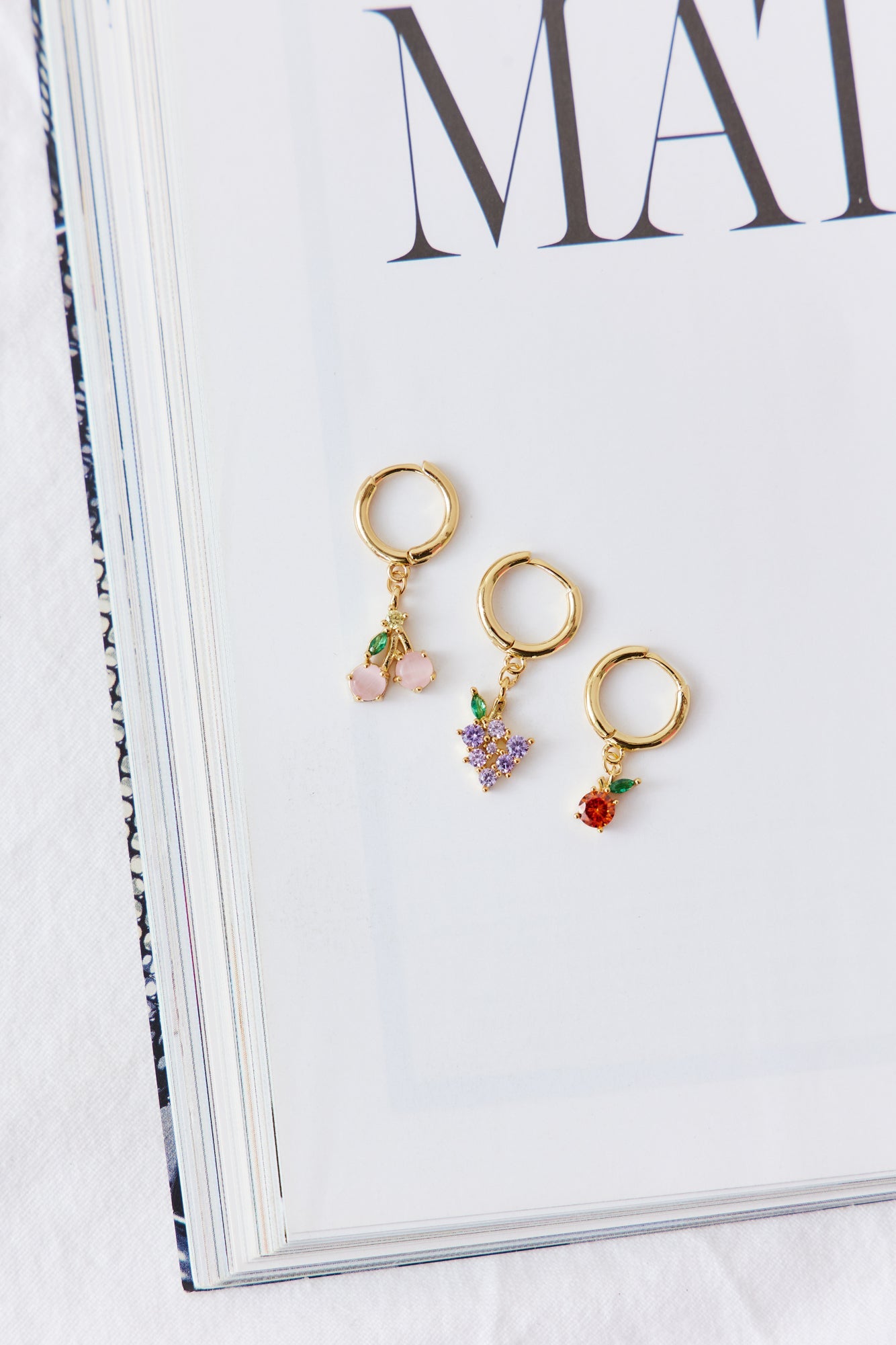 Crimson Earring Gold