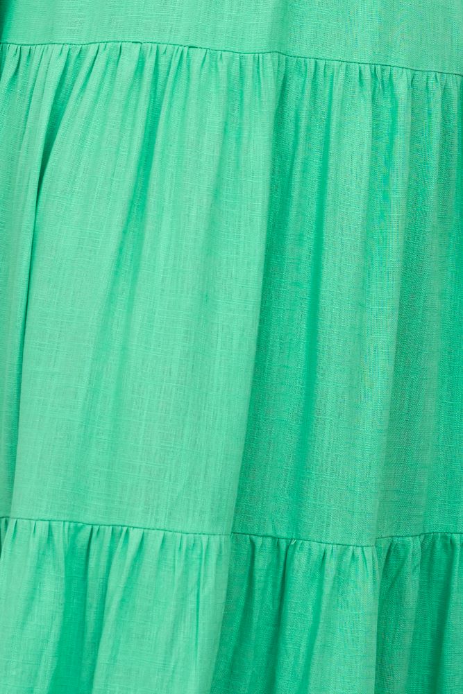 Landscape View Maxi Dress Green