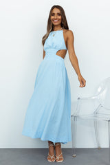 Appreciate It All Midi Dress Blue