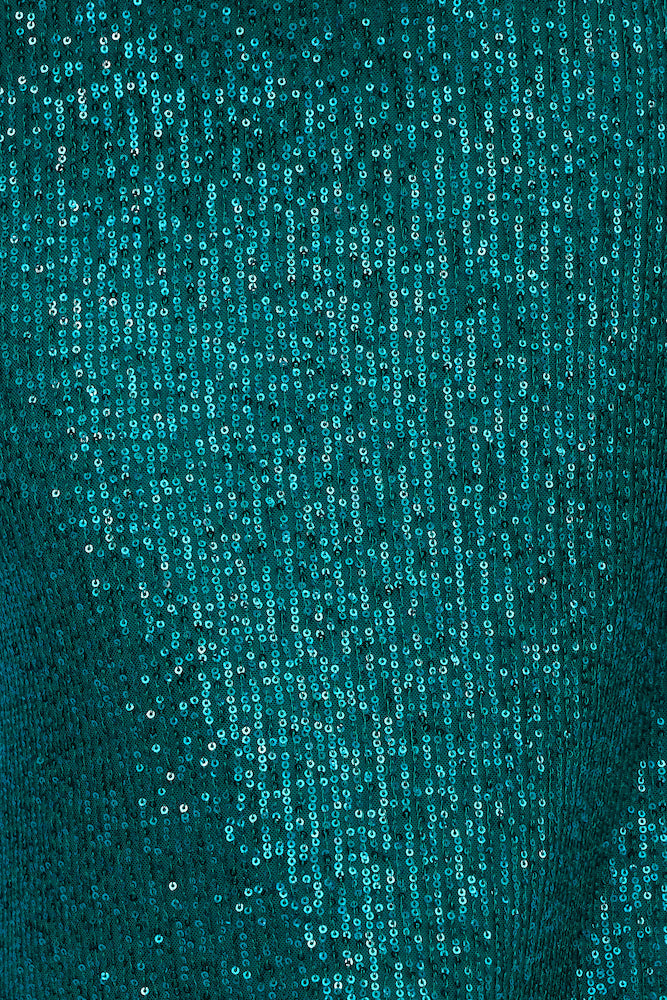 Finest Words Maxi Dress Green Sequin