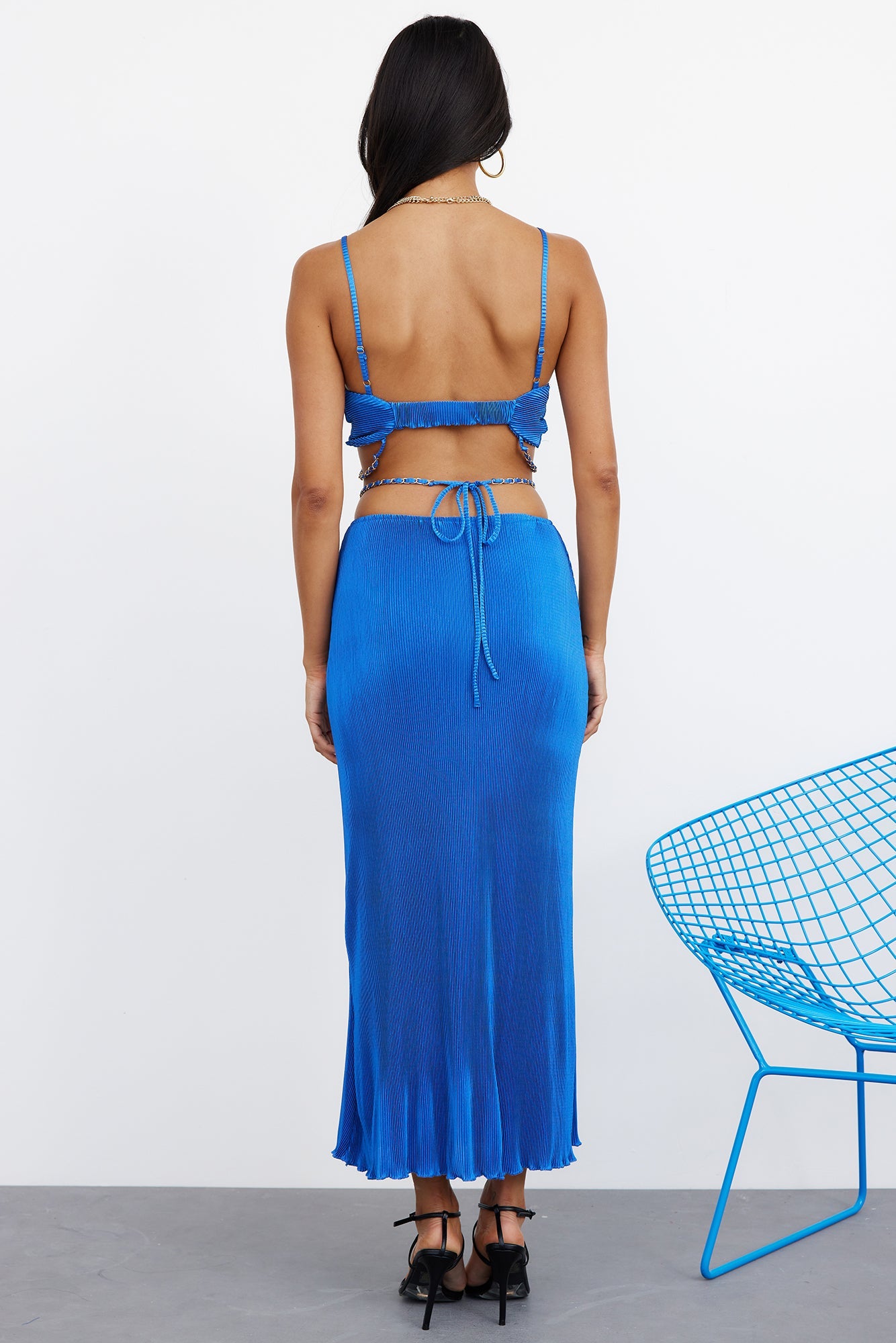Not A Stereotype Maxi Skirt Blue