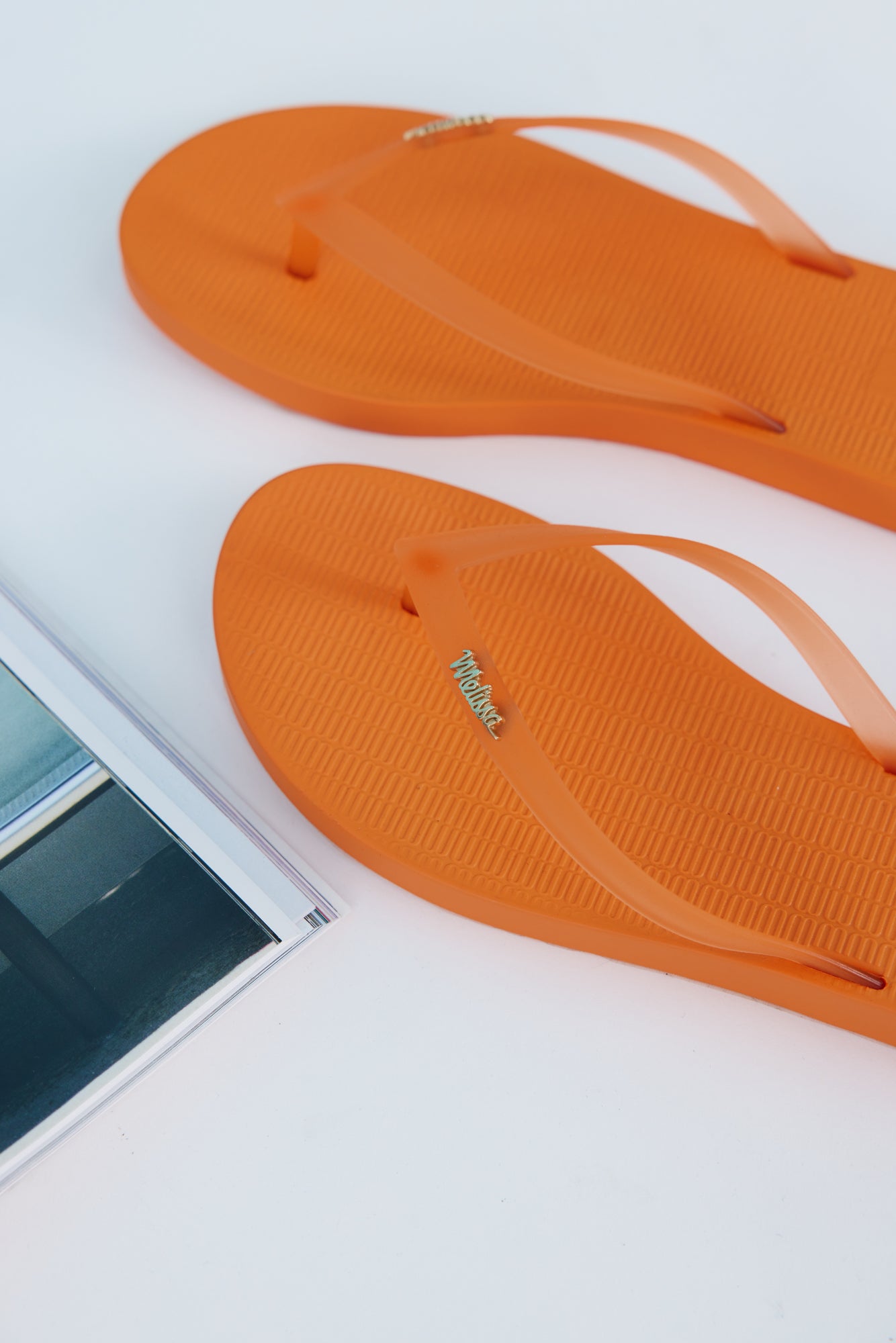 MELISSA Sun Venice Flip Flops Orange