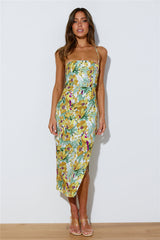 Find Yourself Midi Dress Yellow