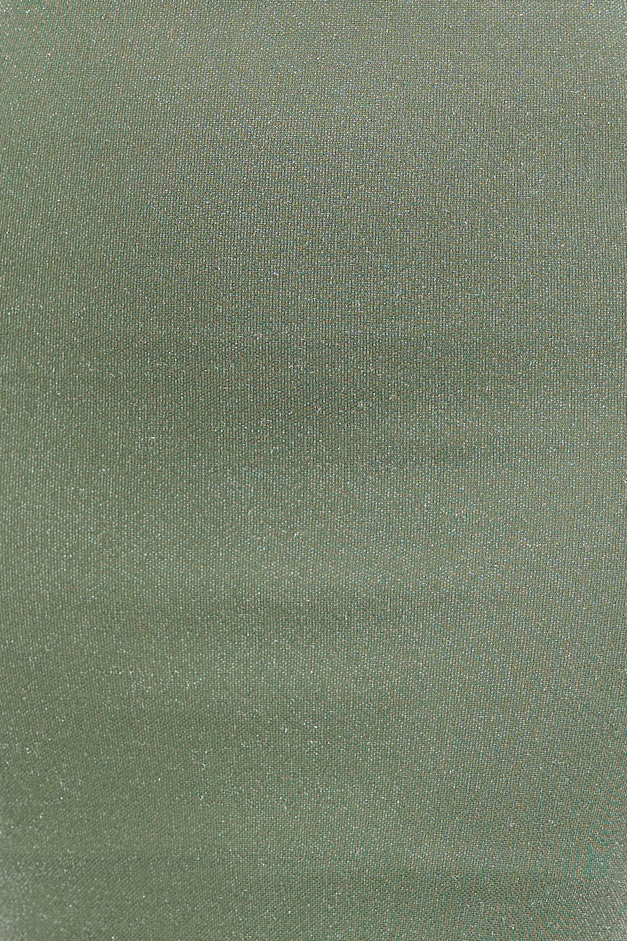 Midnight Stars Midi Dress Green