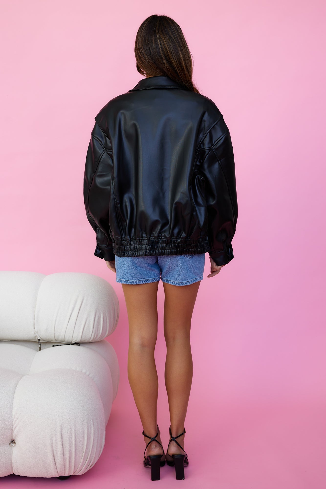 LIONESS Kenny Bomber Jacket Jet Black