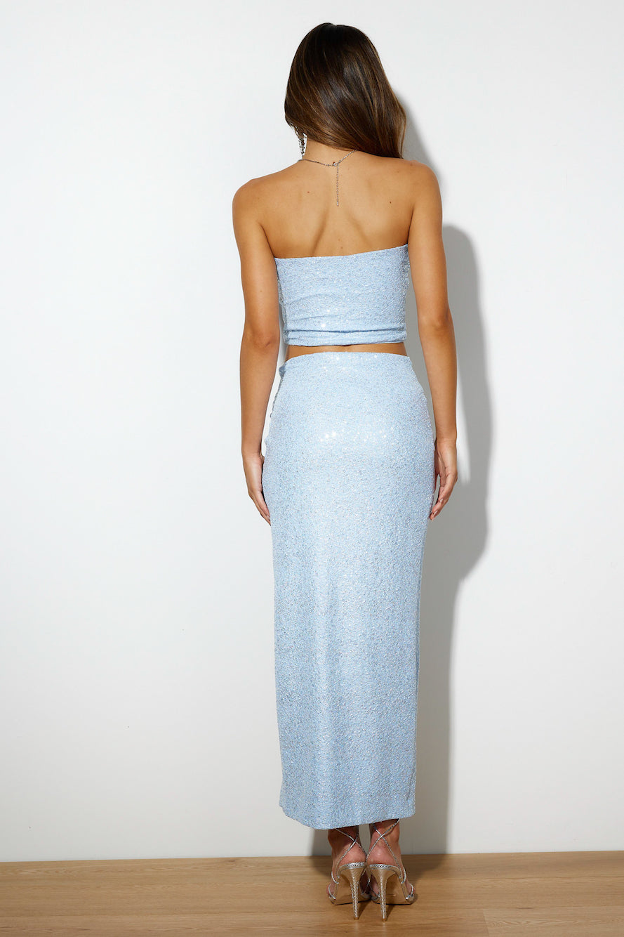 Magic Love Crop Top Blue