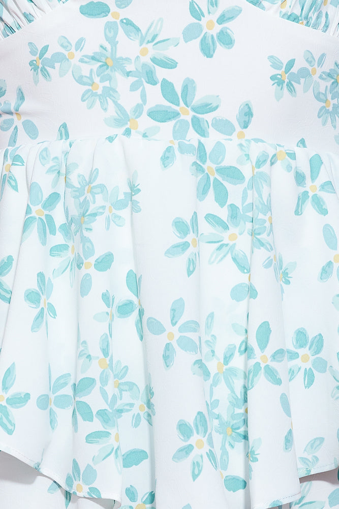 Beachy Vibe Romper Mint