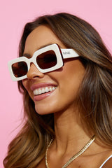 BANBÉ The Jones Sunglasses Ivory/Maple Tort-Brown