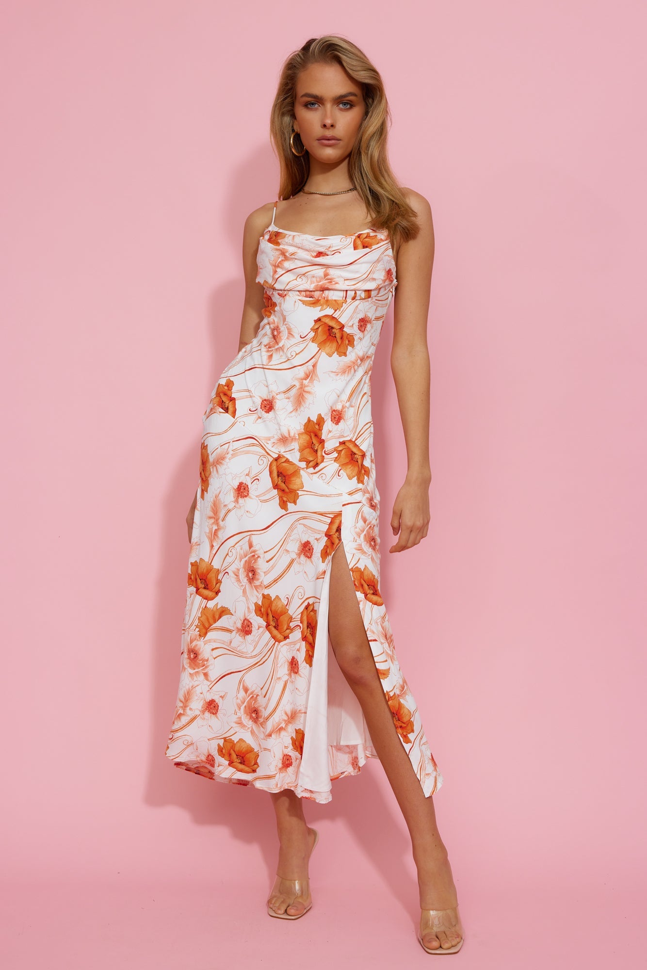 Lucy Loves Midi Dress Floral