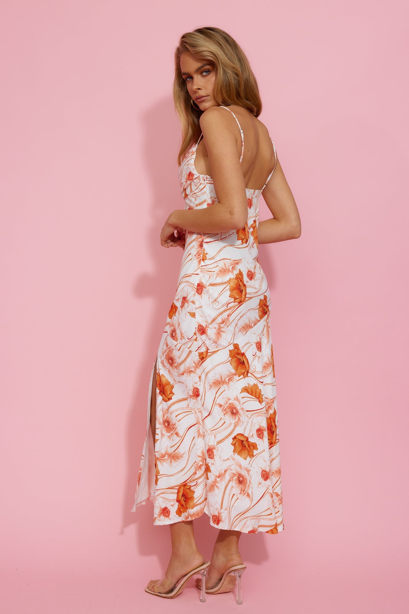 Lucy Loves Midi Dress Floral