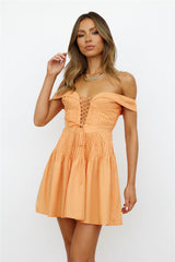 Look Of Love Mini Dress Orange