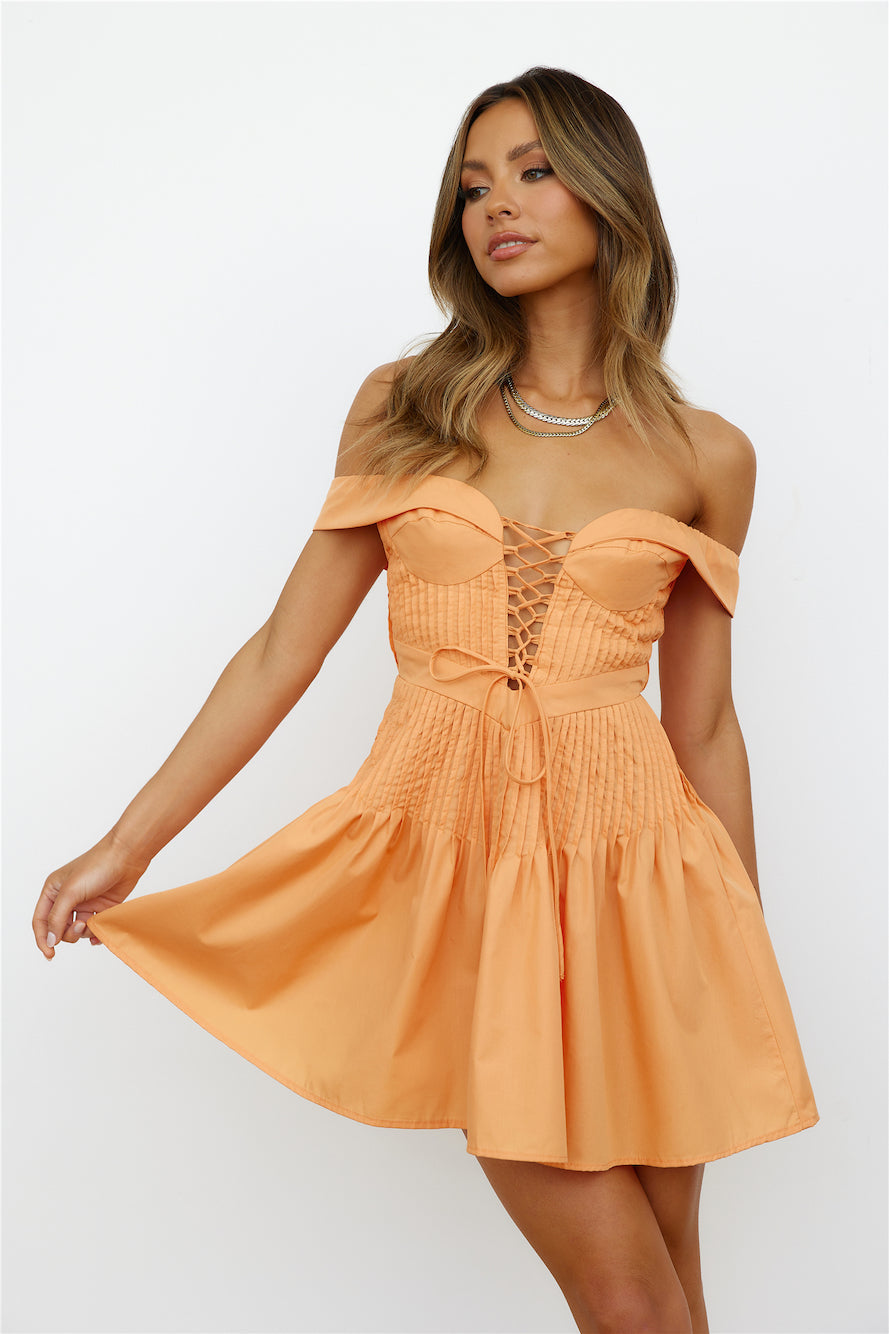 Look Of Love Mini Dress Orange