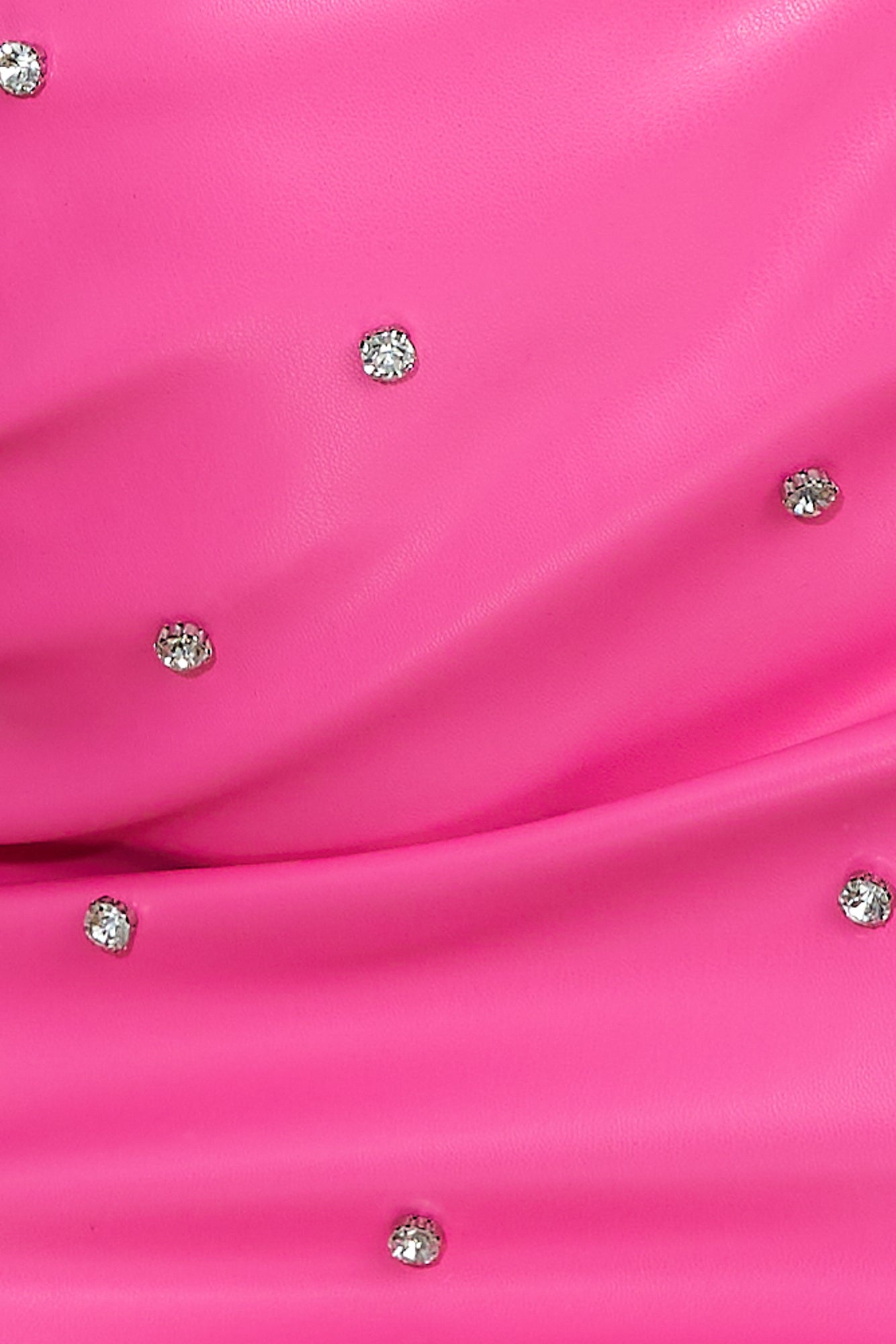 Luxe Sparkle Mini Skirt Hot Pink