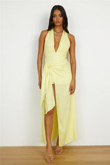 Floating Around Romper Yellow