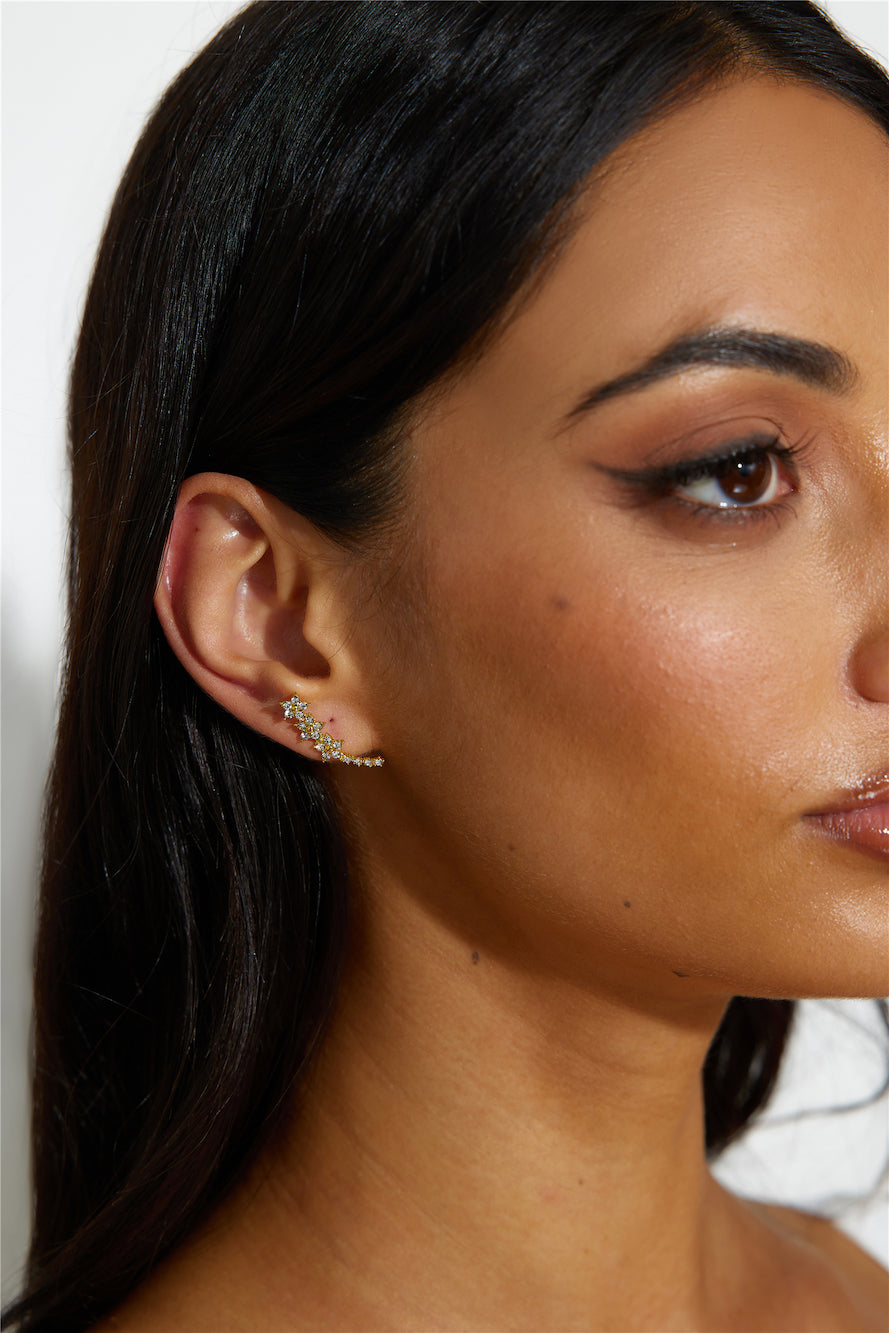 Flowery Days Earrings Gold