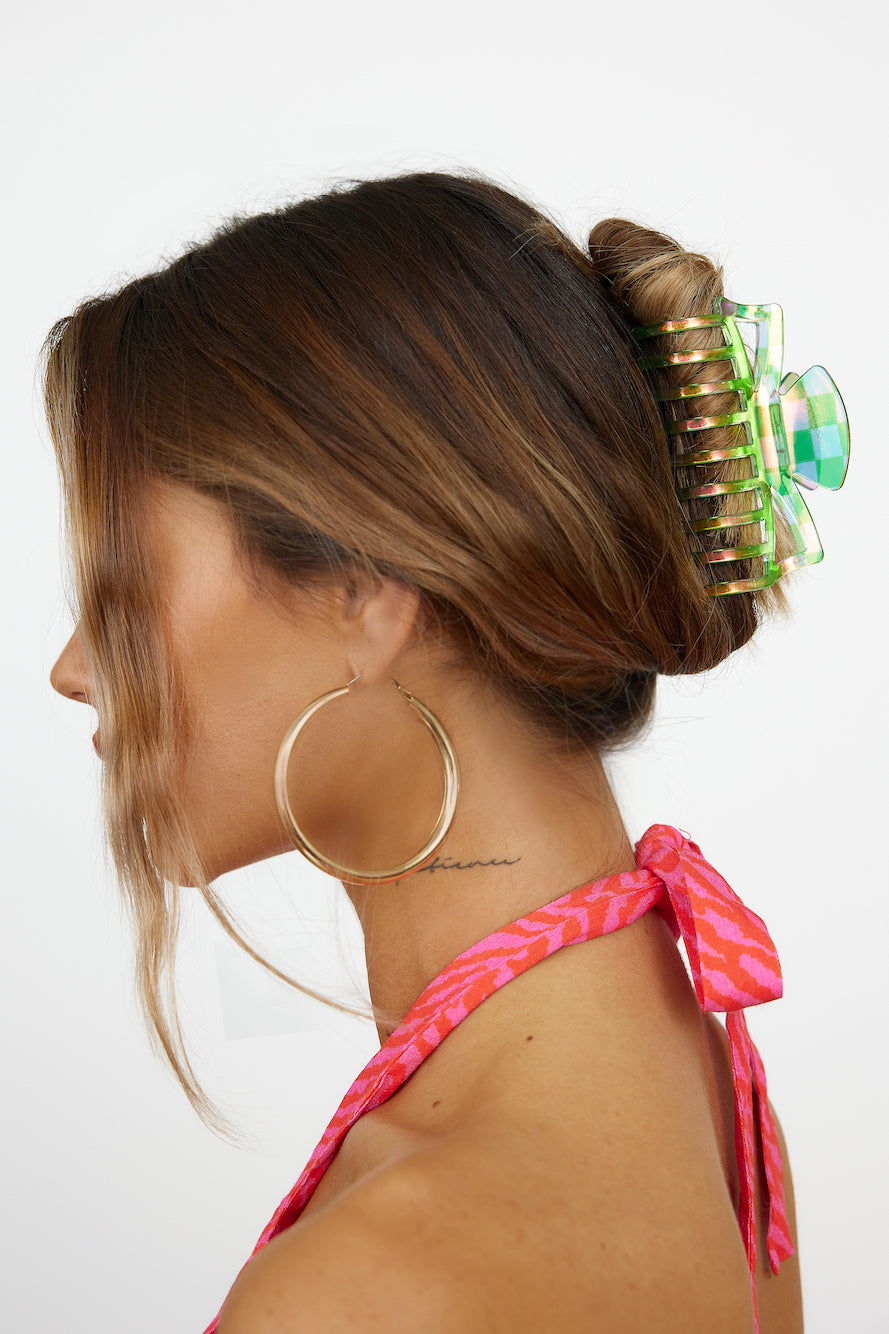 New Meadow Hair Claw Green