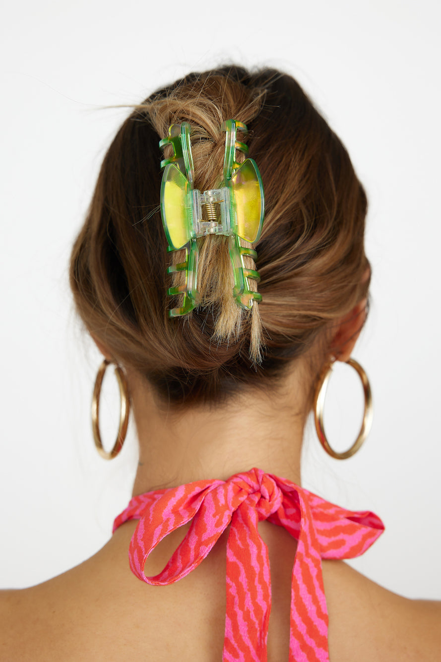 New Meadow Hair Claw Green