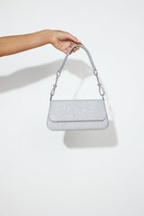 BILLINI Isla Shoulder Bag Silver Glitter