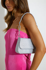 BILLINI Isla Shoulder Bag Silver Glitter