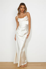 Exquisite Nature Maxi Dress Champagne