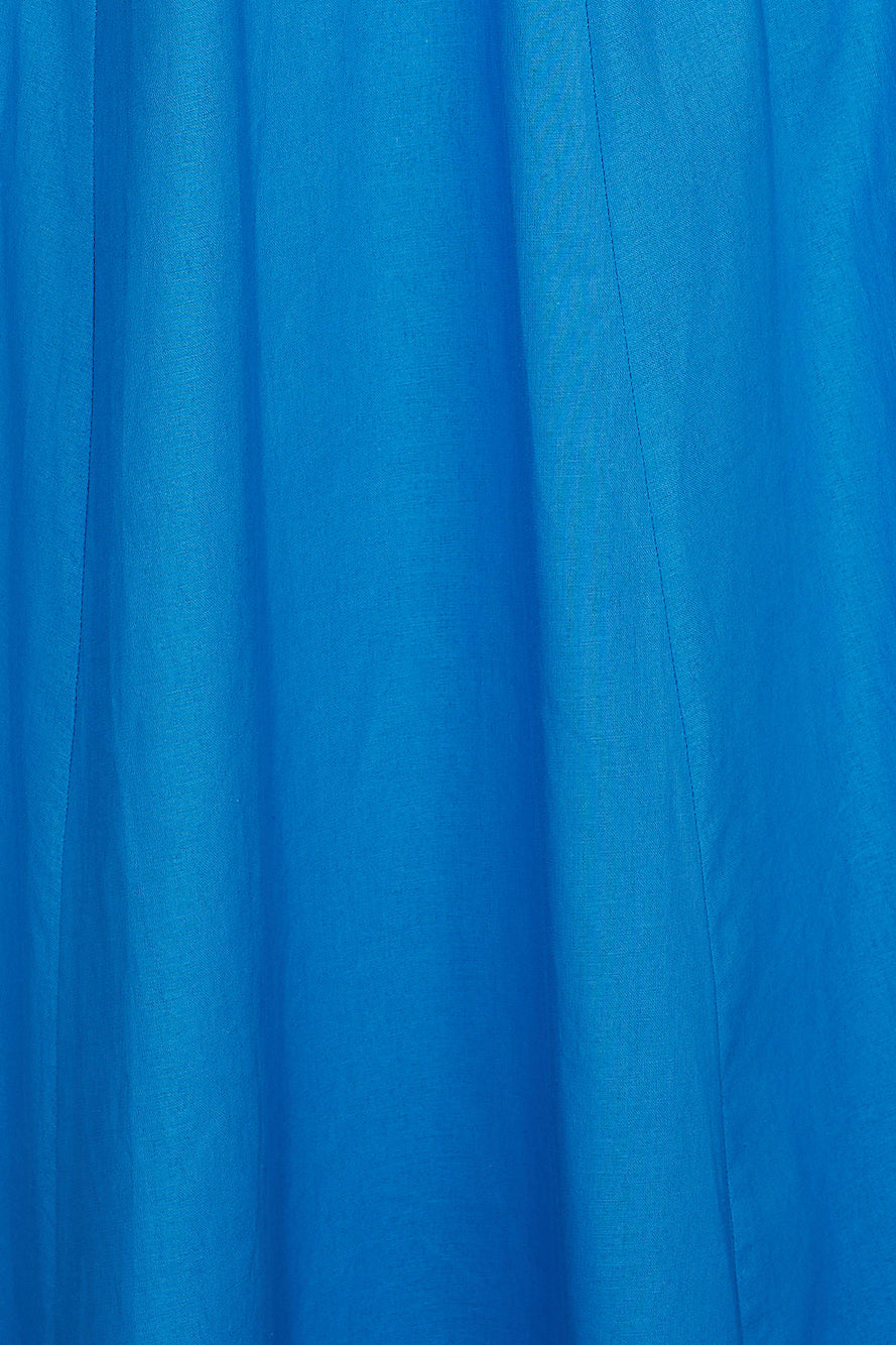 Garden Dance Maxi Dress Blue