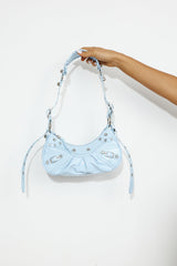 BILLINI Elly Shoulder Bag Powder Blue Patent