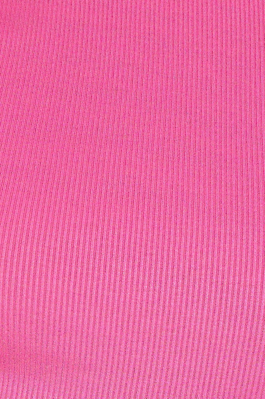 Little Sparkle Crop Top Hot Pink