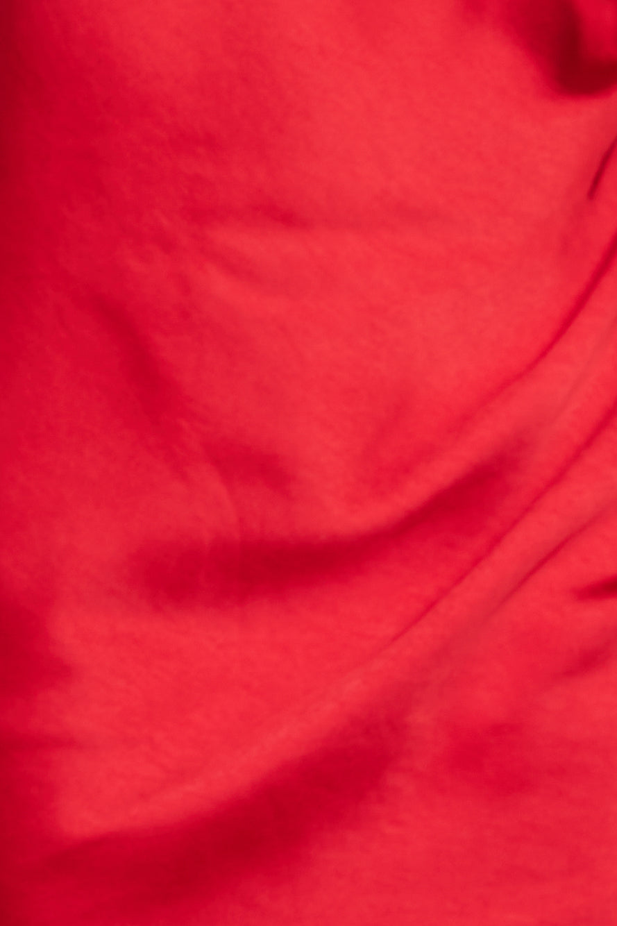 Dream Gal Satin Mini Dress Red