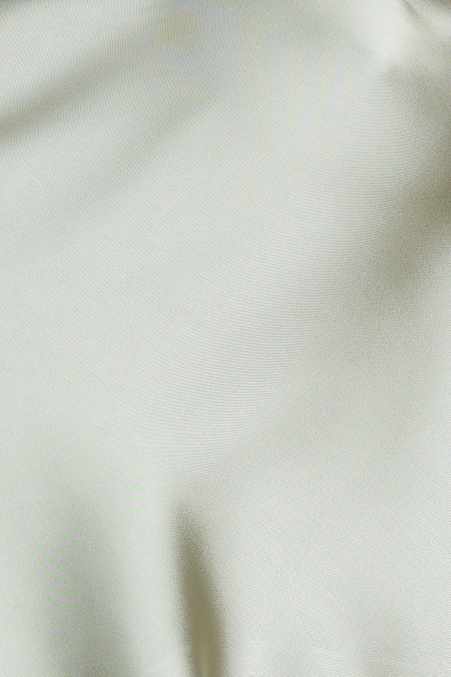 Fresh Style Satin Top Sage