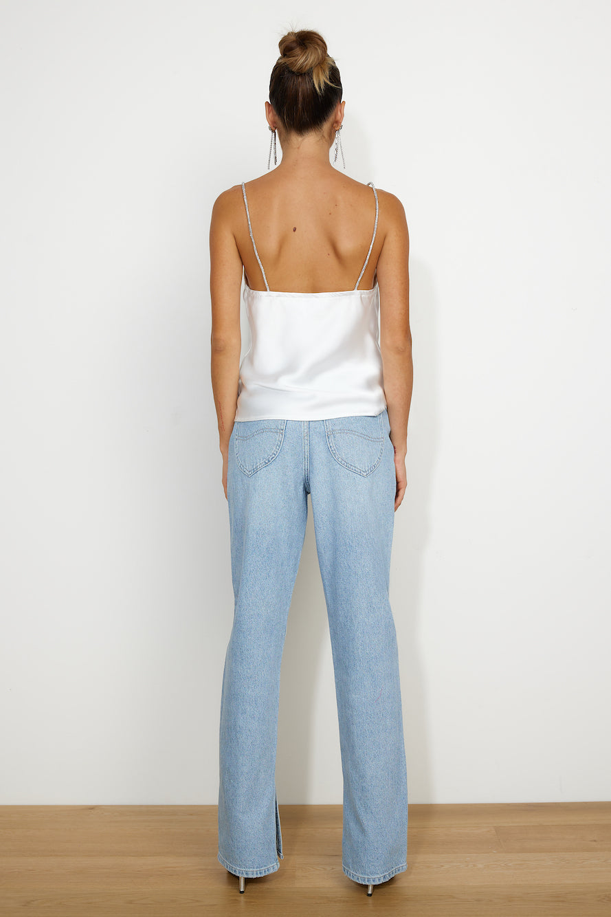 LEE  High Straight 80 Jeans Split Blue