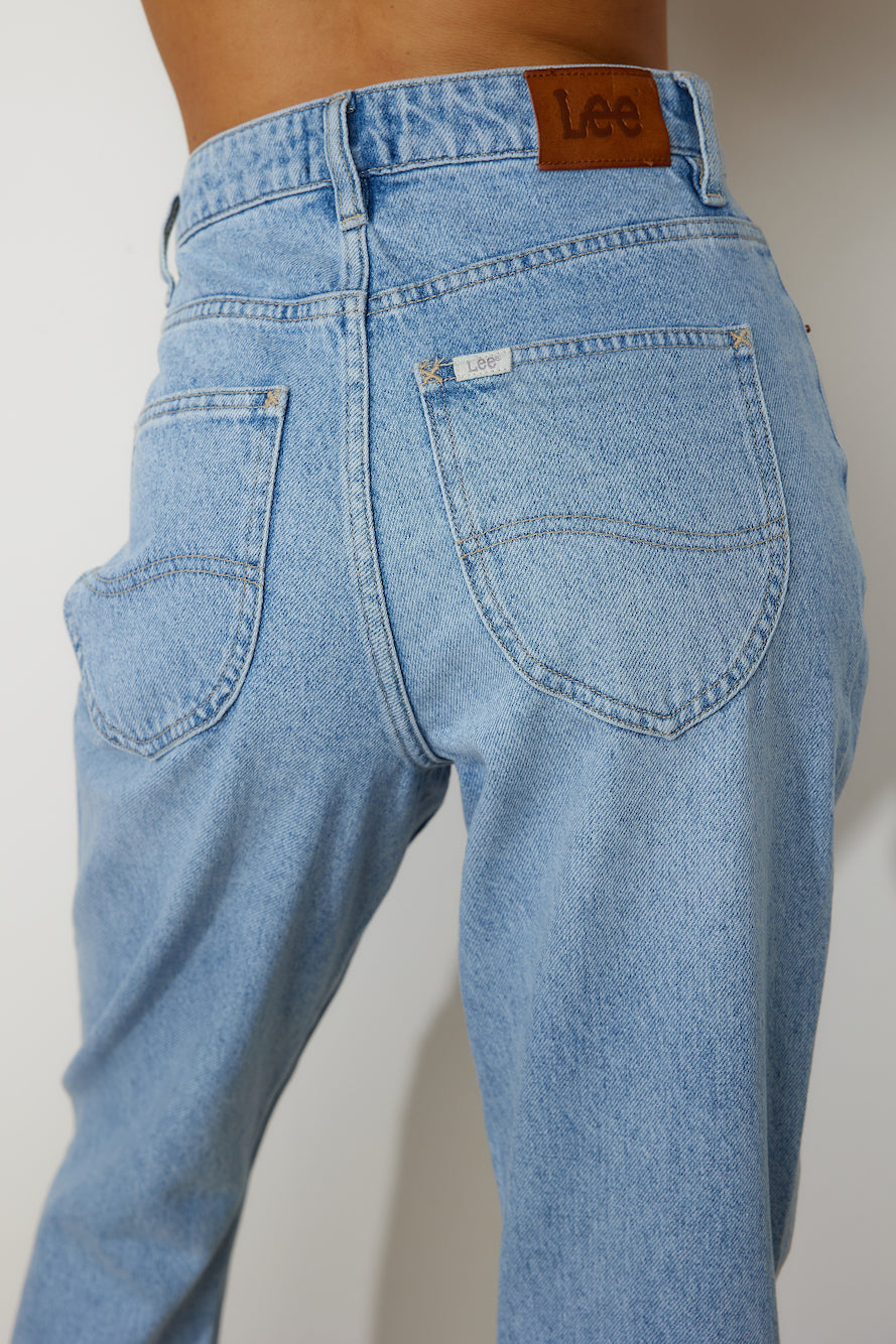 LEE  High Straight 80 Jeans Split Blue