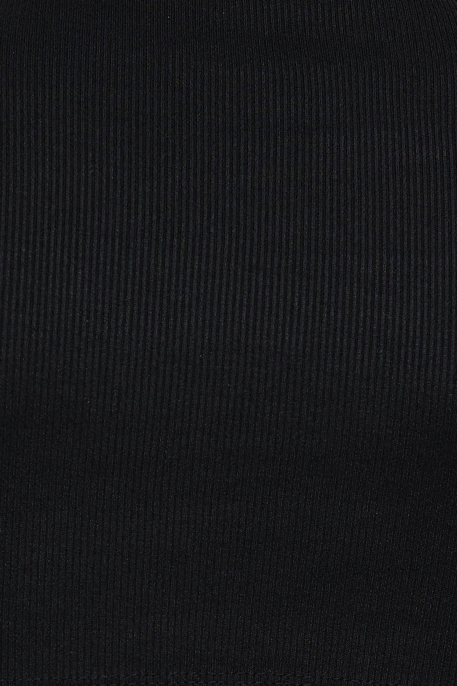 Little Sparkle Long Sleeve Top Black