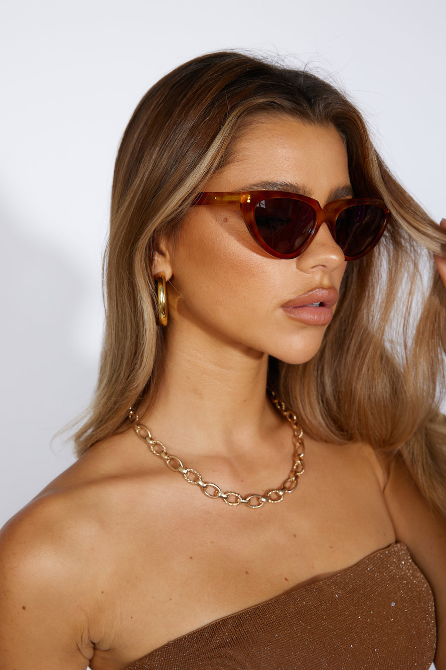 BANBÉ The Paloma Sunglasses Honey Tort Brown