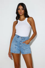 LEE High Relaxed Shorts Blue