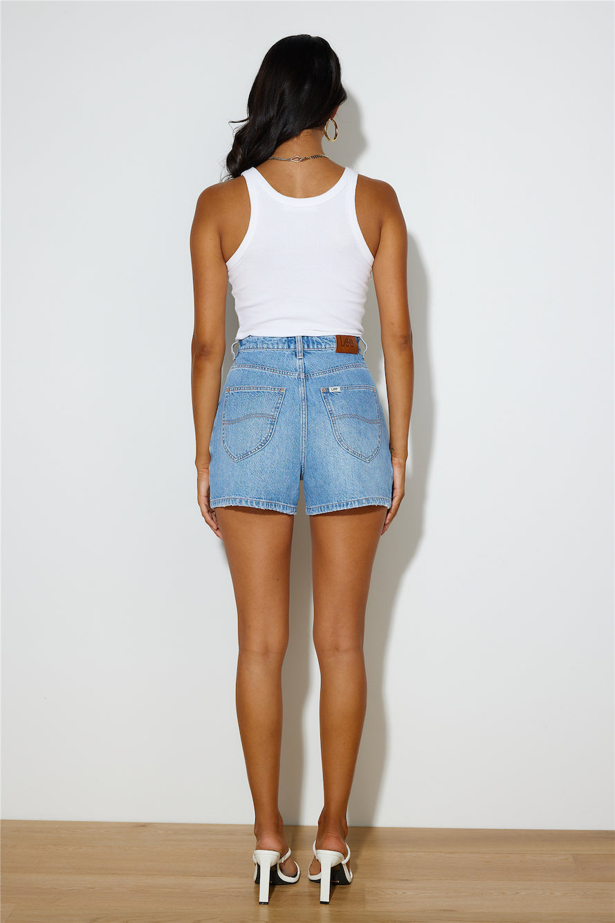 LEE High Relaxed Shorts Blue