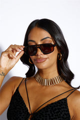 BANBE The Ashley Sunglasses Black Caramel