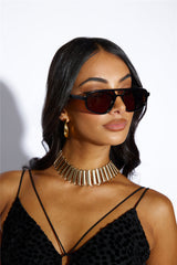 BANBE The Ashley Sunglasses Black Caramel