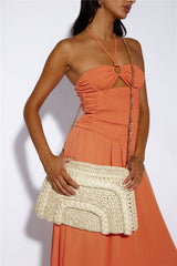 BILLINI Ivy Clutch Bag Natural Raffia