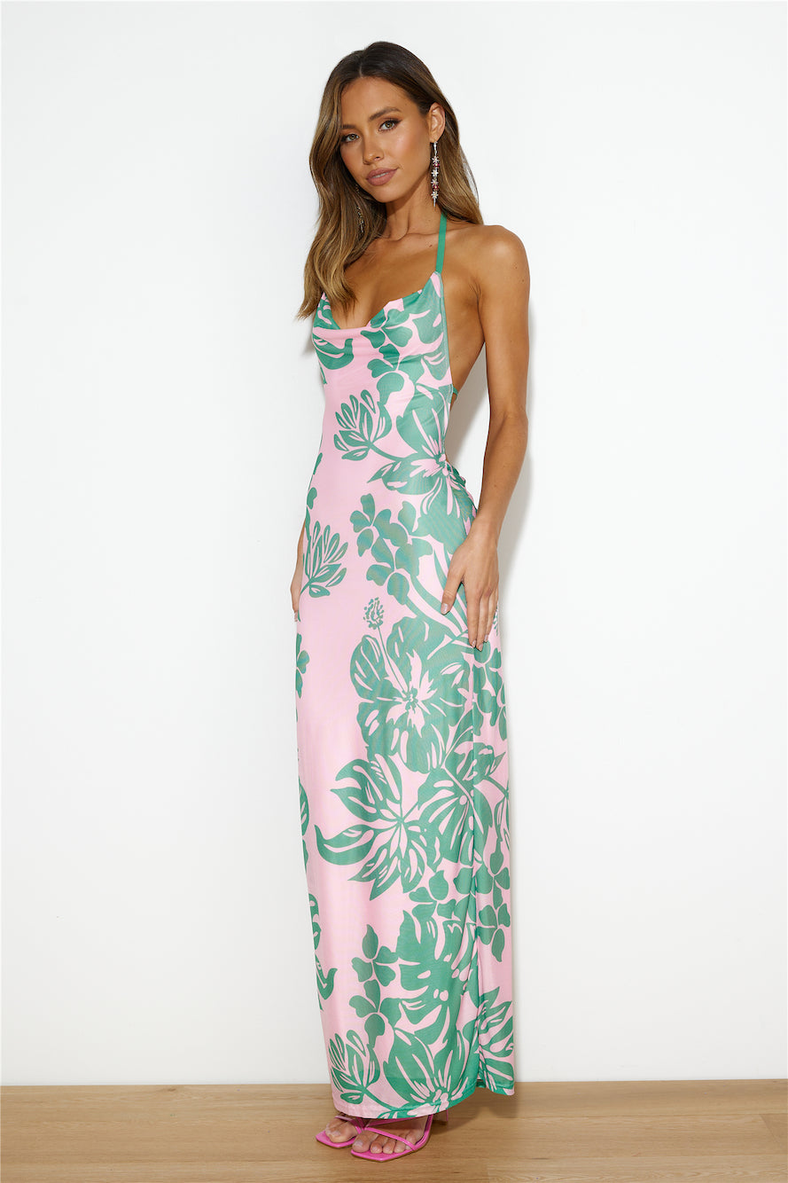 By The Pool Maxi Dress Green