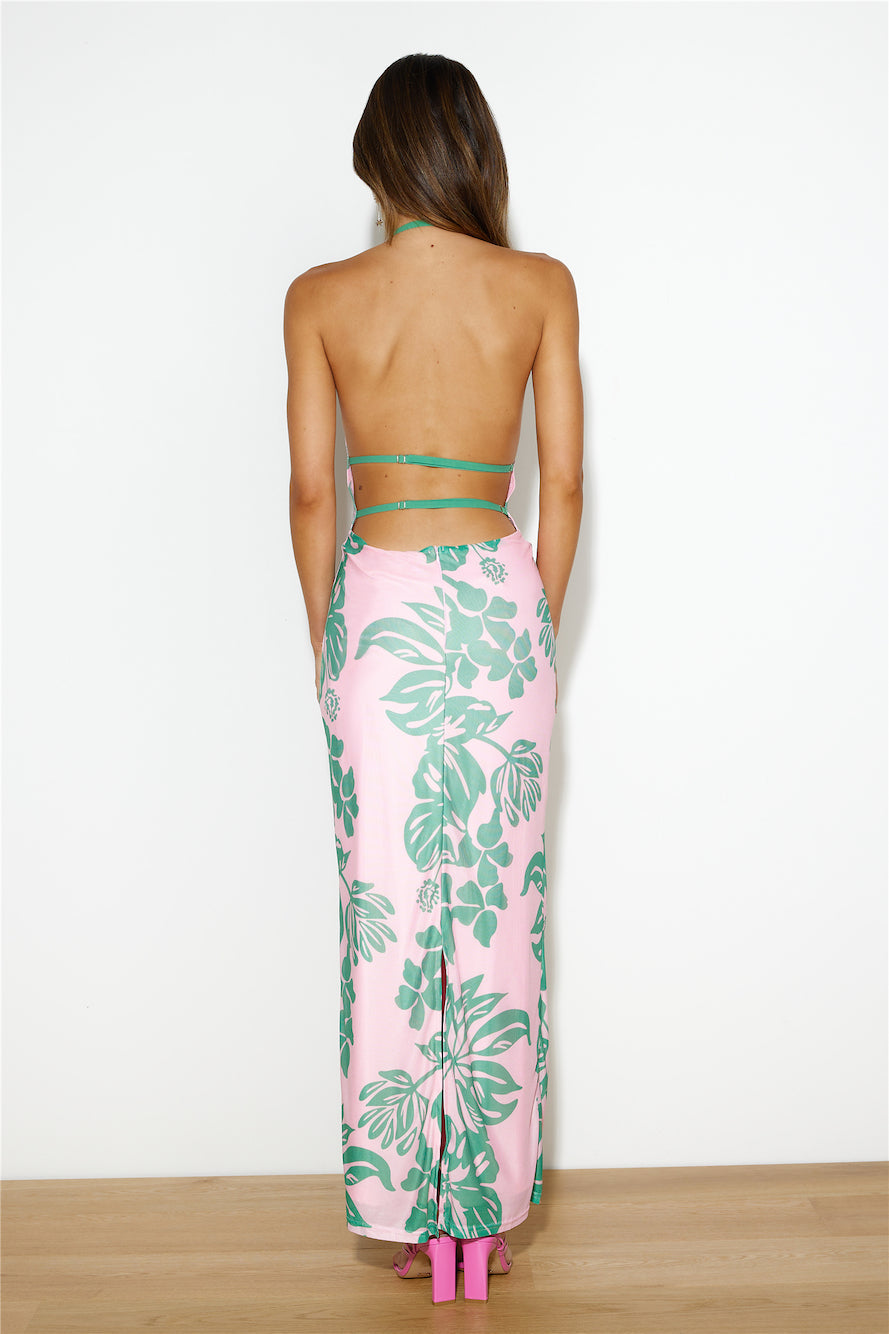 By The Pool Maxi Dress Green