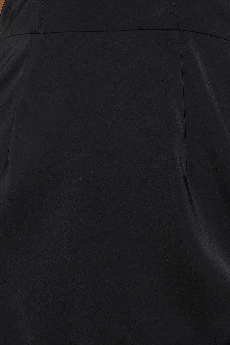 Celeb Style Mini Dress Black