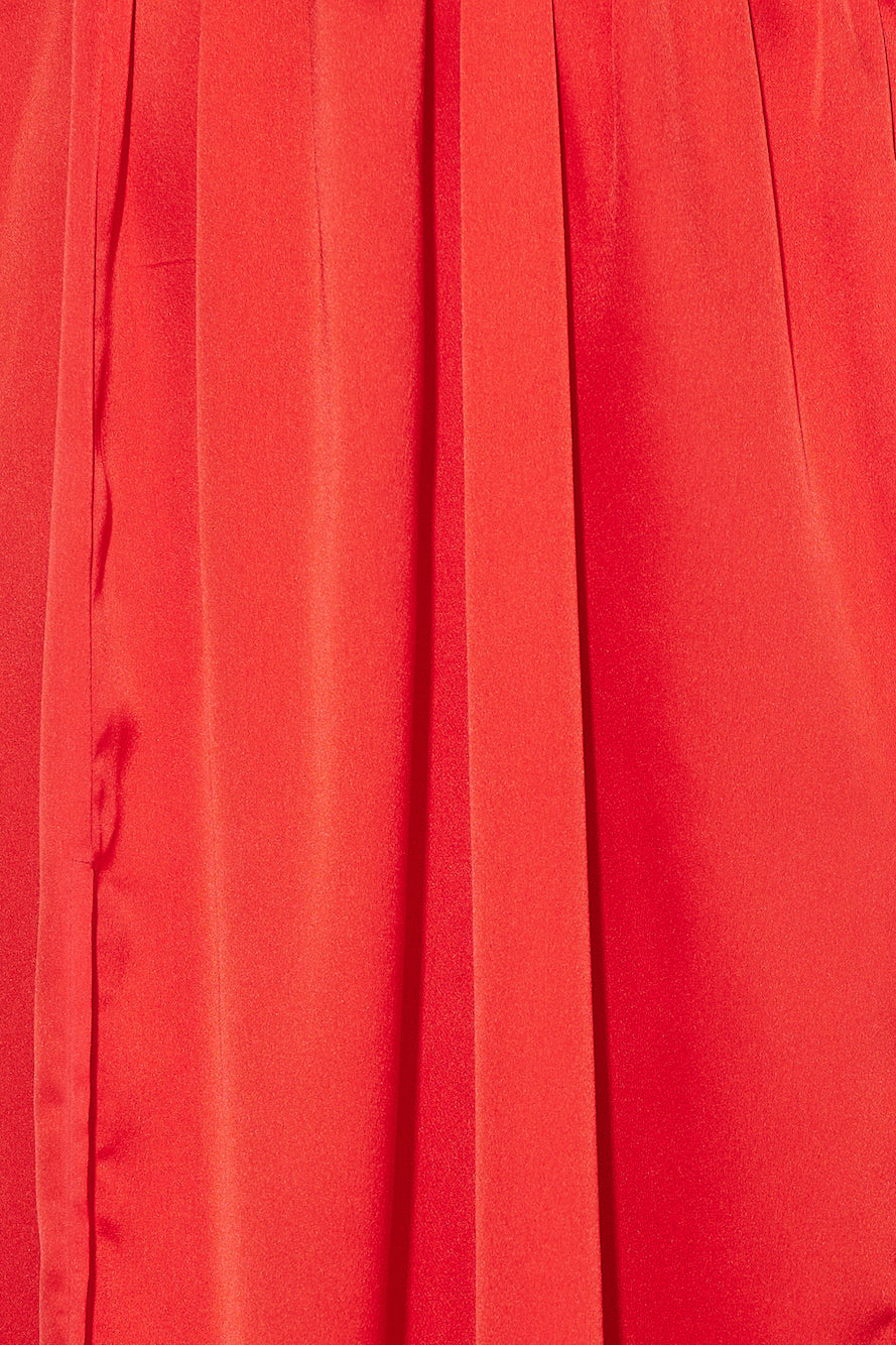 No Cares Midi Dress Red