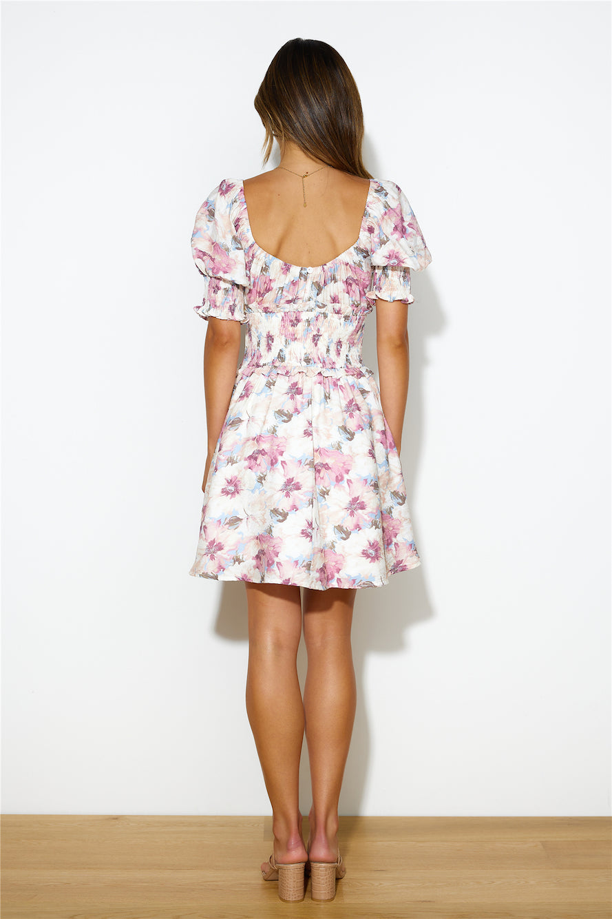 Brunch Fun Mini Dress Plum