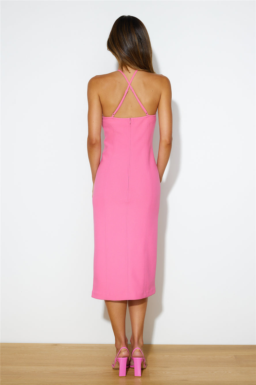 FINDERS KEEPERS Nellie Midi Dress Candy