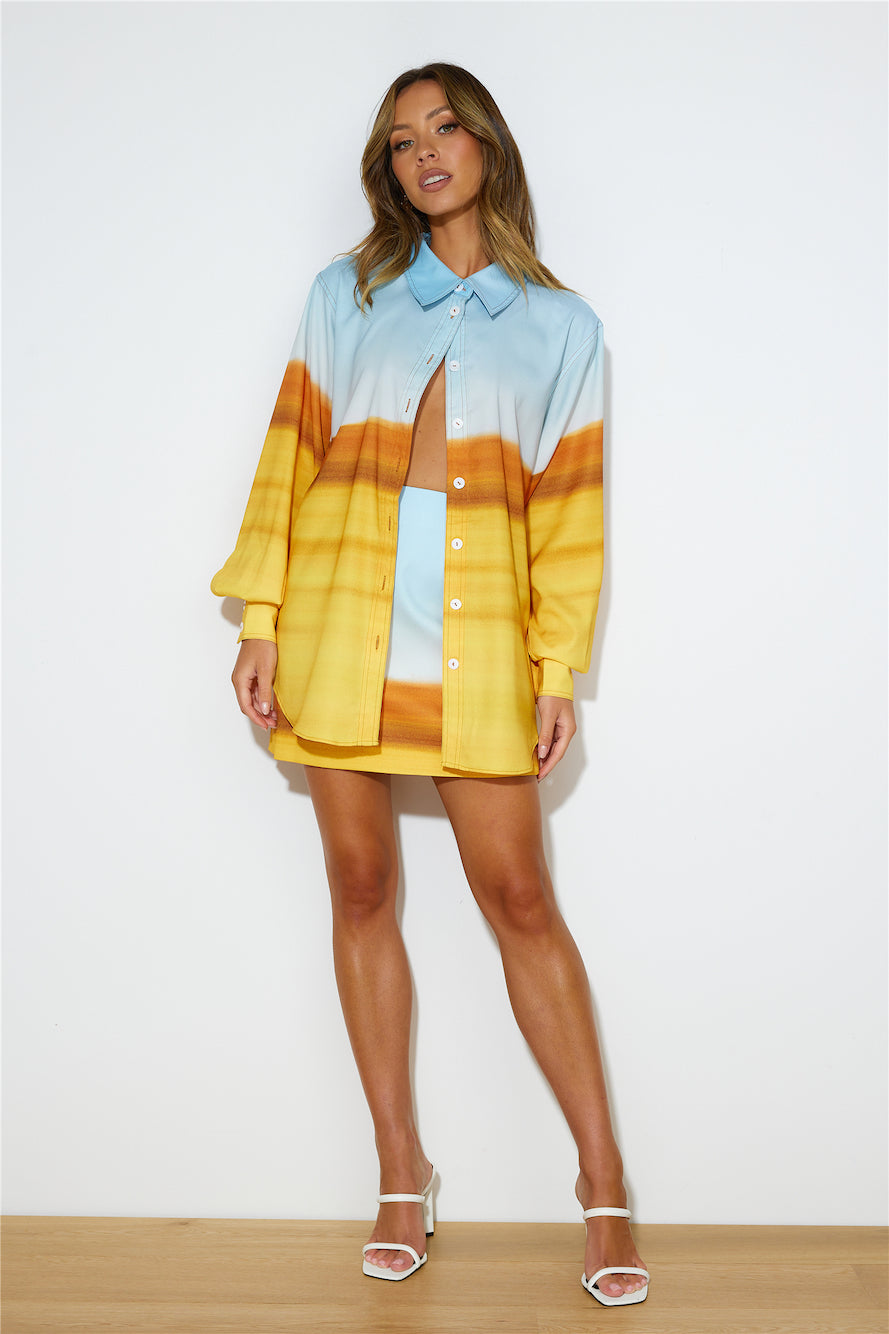 C/MEO COLLECTIVE Vertigo Shirt Landscape