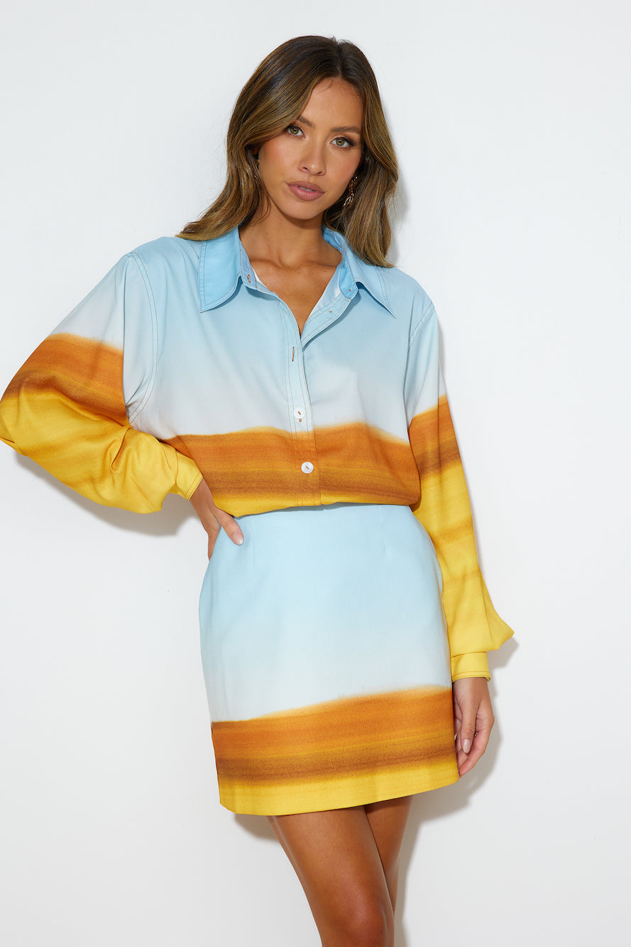 C/MEO COLLECTIVE Vertigo Shirt Landscape