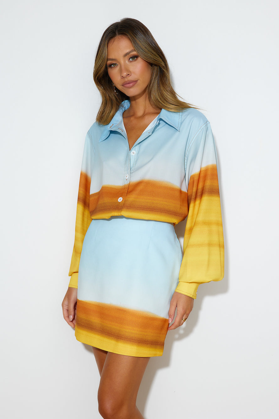 C/MEO COLLECTIVE Vertigo Shirt Landscape