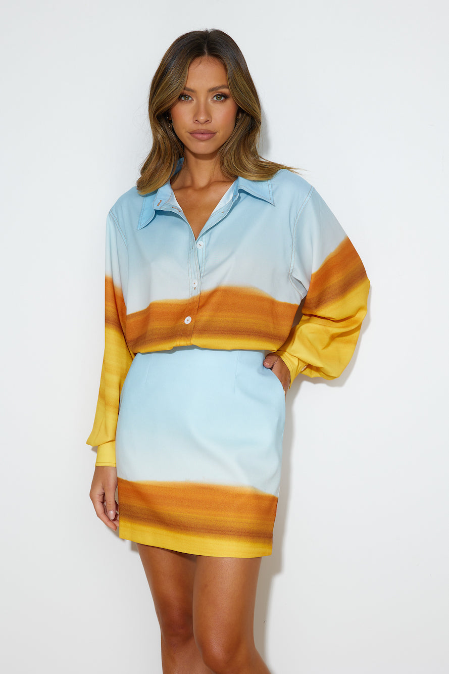 C/MEO COLLECTIVE Vertigo Shirt Landscape