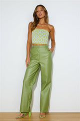 FINDERS KEEPERS Quinn Knit Top Lime