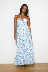 Feel Fresher Maxi Dress Blue